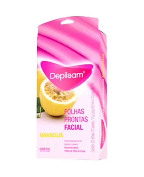 FOLHAS PRONTAS FACIAL MARACUJA - 20 F