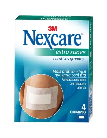 CURATIVOS NEXCARE EXTRA SUAVE GR C/4