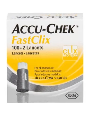 LANCETAS ACCU-CHEK FASTCLIX C/102