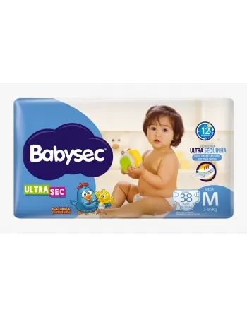 FRALDA BABYSEC ULTRASEC MEGA C/40 - M