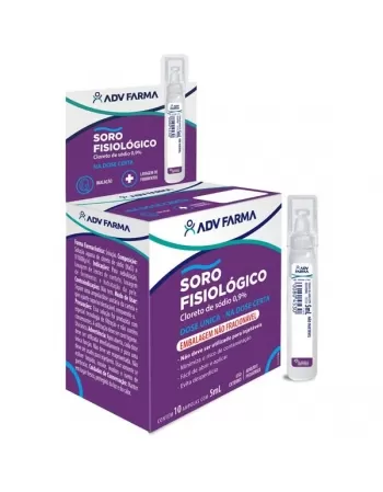 SORO FISIOL ADV AMPOLA 5ML C/10