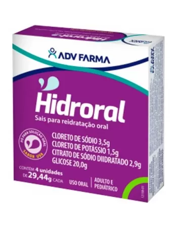 HIDRORAL ORAL SACHE UVA C/4