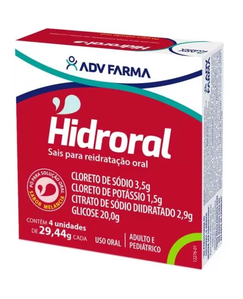 HIDRORAL ORAL SACHE MELANCIA C/4