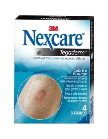 CURATIVOS NEXCARE TEGADERM S/PAD C/4