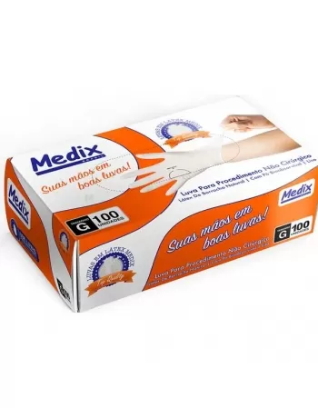 LUVA PROCEDIMENTO MEDIX C/100 - G