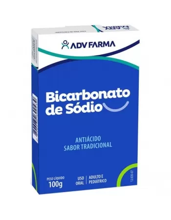 BICARBONATO DE SODIO CAIXA 100GR C/24