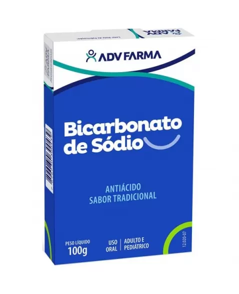BICARBONATO DE SODIO CAIXA 100GR C/24