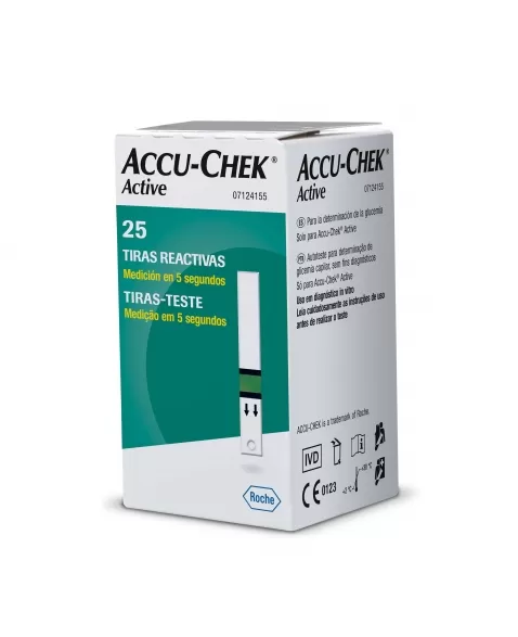 TIRAS ACCU-CHEK ACTIVE C/25