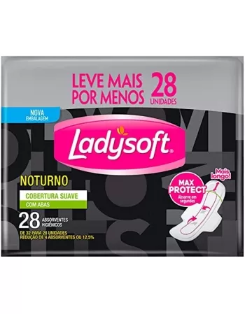 ABSORVENTE LADYSOFT NOTURNO SUAVE C/AB C/36