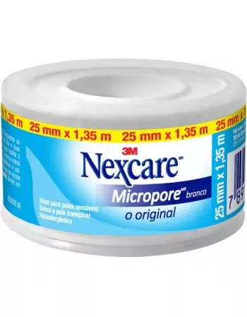 FITA MICROPORE NEXCARE BRANCA 25MMX1,35M