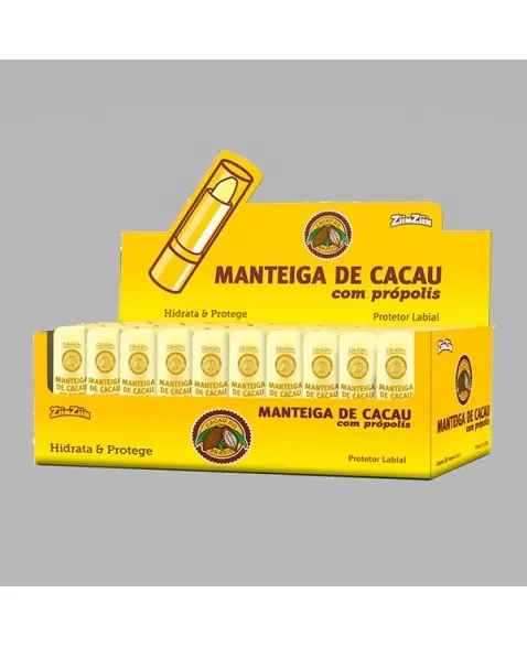 MANTEIGA DE CACAU ZIINZIIN BASTAO 3,5GR C/50