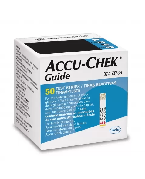 TIRAS ACCU-CHEK GUIDE C/50