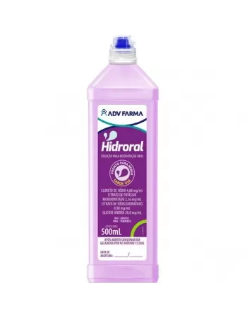 HIDRORAL ORAL SOLUCAO UVA 500ML