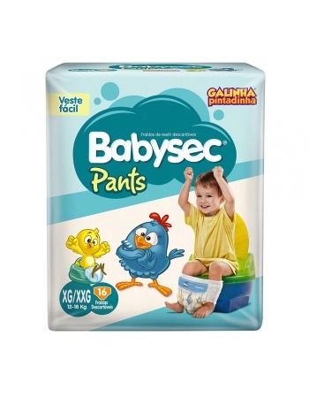 FRALDA BABYSEC PANTS GAL C/16 - XG/XXG
