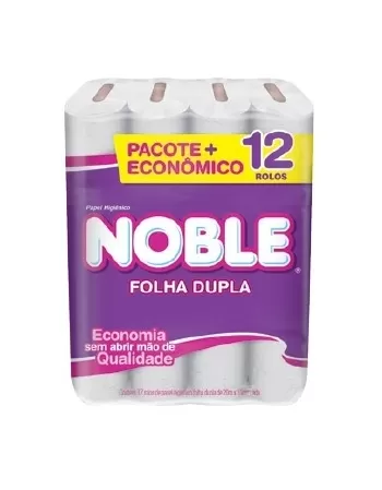 PAPEL HIGIENICO NOBLE NEUTRO FD 20M C/12