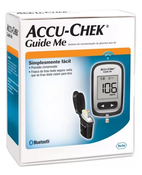 KIT ACCU-CHEK GUIDE ME MG/DL C/10 TIRAS