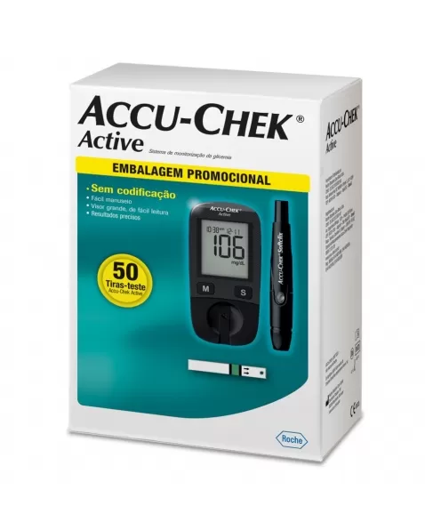 KIT ACCU-CHEK ACTIVE MG/DL C/50 TIRAS