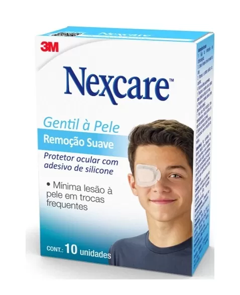 PROTETOR OCULAR NEXCARE REMOCAO SUAVE ADULTO C/10