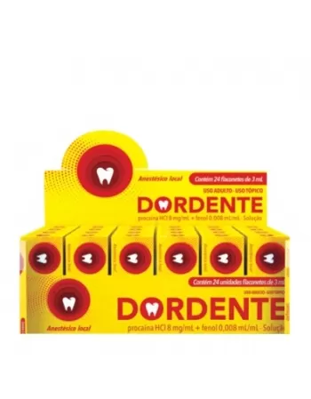 DORDENTE DISPLAY C/24 FLACONETES DE 3 ML