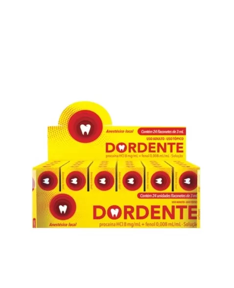 DORDENTE DISPLAY C/24 FLACONETES DE 3 ML