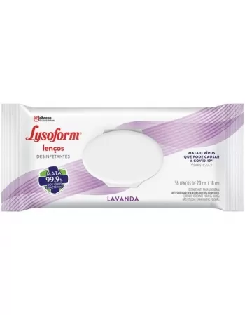 LYSOFORM LENÇO DESINF LAVANDA