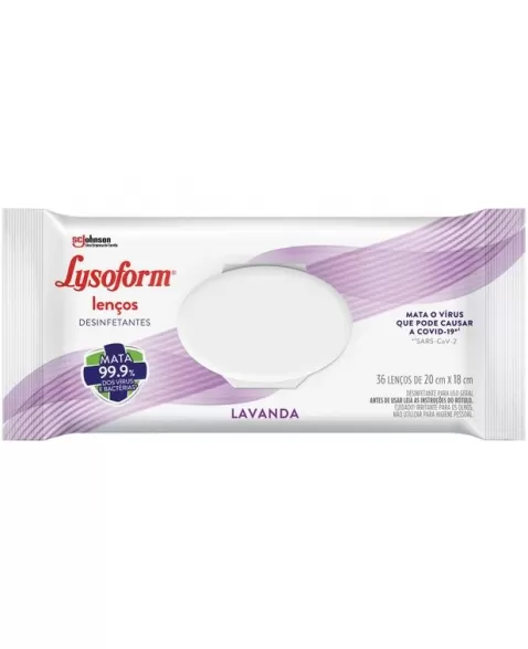 LYSOFORM LENÇO DESINF LAVANDA