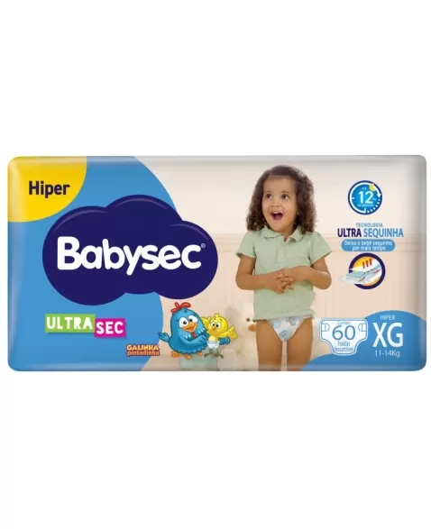 FRALDA BABYSEC ULTRA HIPER XG C/60