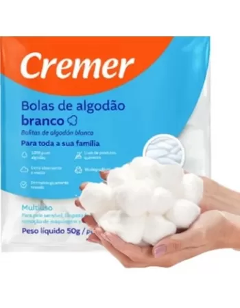 ALGODAO CREMER BOLA BRANCO 50G (NOVO)