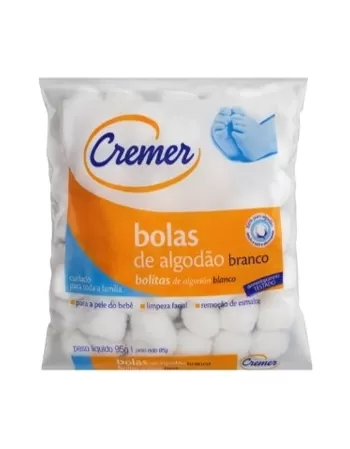 ALGODAO CREMER BOLA BRANCO 95G (NOVO)