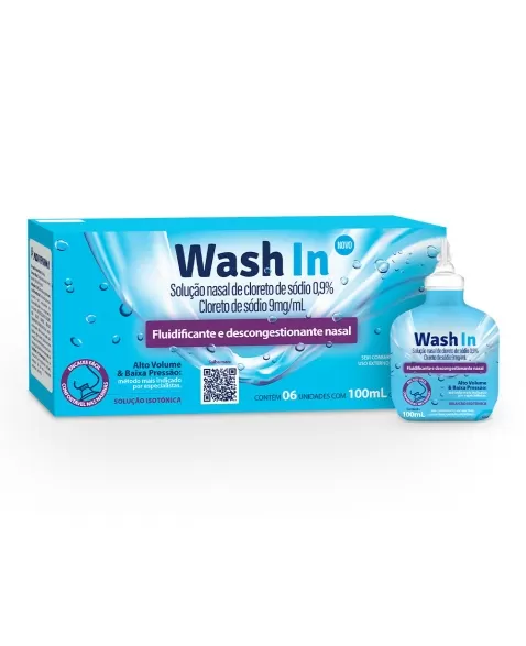 WASH IN SOLUCAO NASAL 100ML C/6