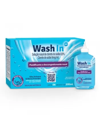 WASH IN SOLUCAO NASAL 200ML C/6