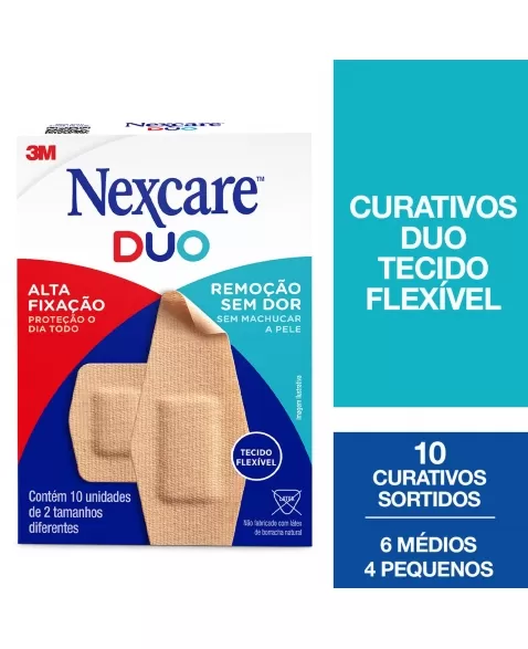 CURATIVO NEXCARE DUO DIVERSOS C/10