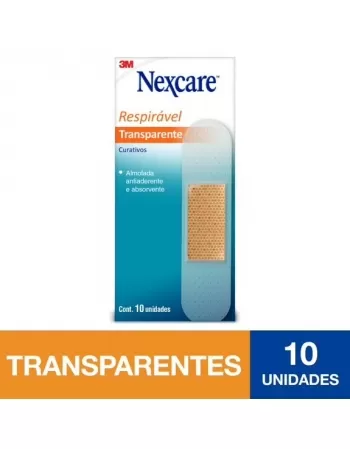 CURATIVO NEXCARE TRANSPARENTES C/10 - NOVO