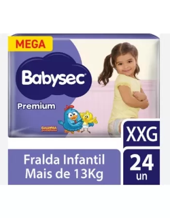 FRALDA BABYSEC PREMIUM C/24 - XXG