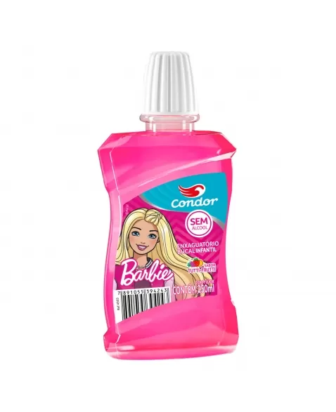 ENXAGUANTE BUCAL CONDOR INFANTIL TUTTI FRUTTI BARBIE