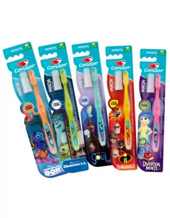 ESCOVA DENTAL CONDOR INF PIXAR  GRÁTIS CAPA PROTETORA