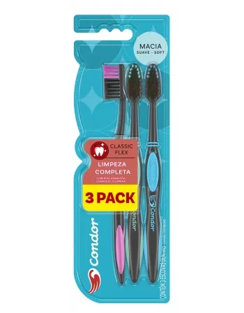 ESCOVA DENTAL CONDOR CLASSIC FLEX 3 PACK