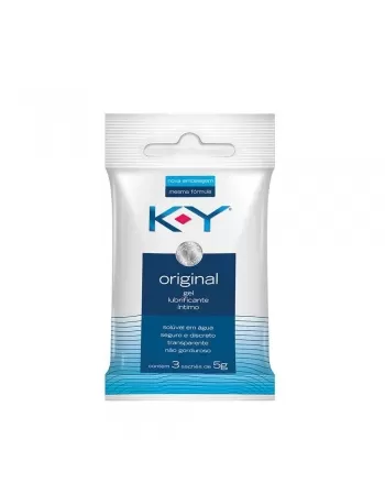 GEL KY LUBRIFICANTE ORIGINAL SACHE 3X5G