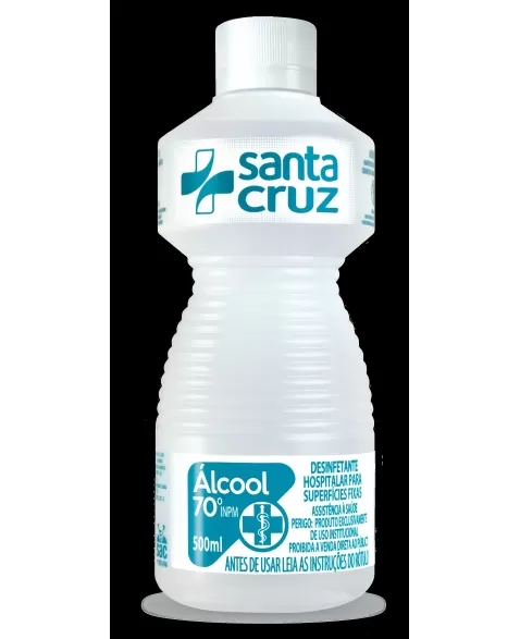 ALCOOL SANTA CRUZ 70% 500 ML - USO PROPRIO