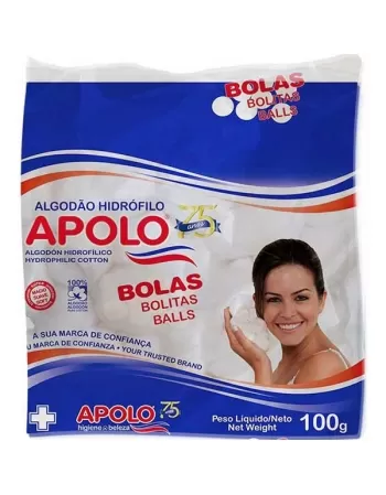 ALGODAO APOLO BOLA BRANCO - 100GR