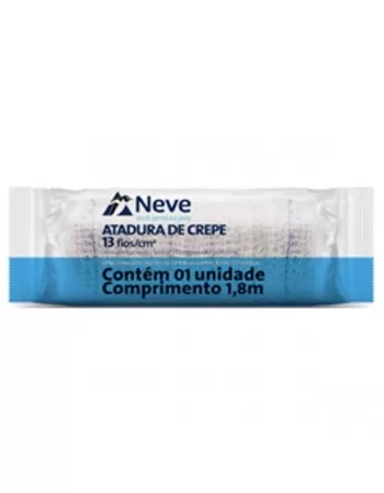 ATADURA CREPE NEVE 13F. 12CMX1,8MT C/12