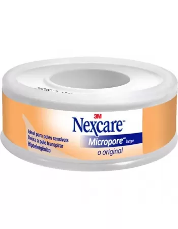 FITA MICROPORE NEXCARE BEGE 12MMX4,5M