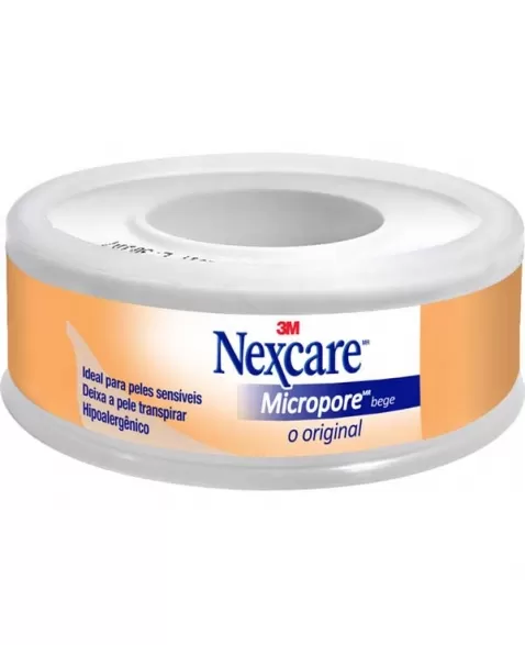 FITA MICROPORE NEXCARE BEGE 12MMX4,5M