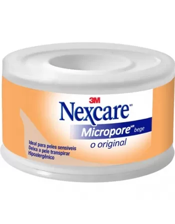 FITA MICROPORE NEXCARE BEGE 25MMX4,5M