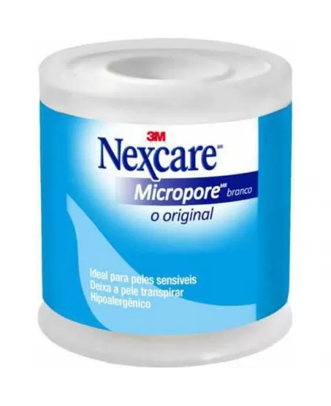 FITA MICROPORE NEXCARE BRANCA 50MMX4,5M